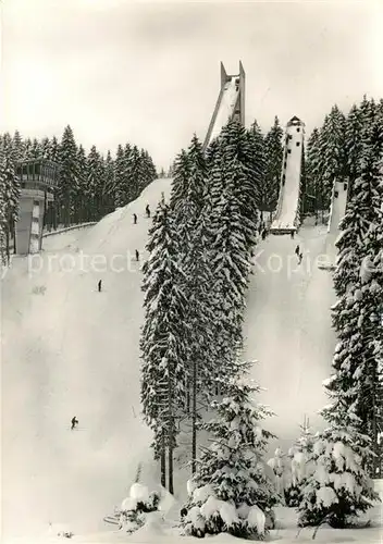 AK / Ansichtskarte Ski Flugschanze Erzgebirgsschanze Jugendschanzen Johanngeorgenstadt Kat. Sport