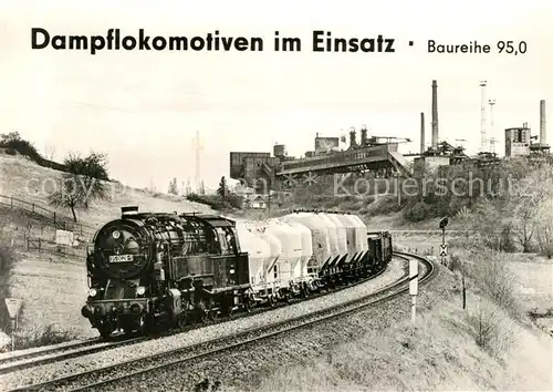 AK / Ansichtskarte Lokomotive Dampflokomotive 950028 1 Kat. Eisenbahn