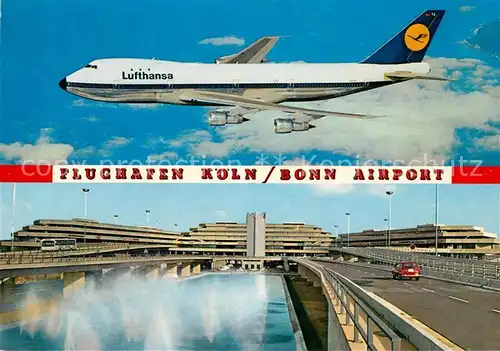 AK / Ansichtskarte Lufthansa Koeln Bonn Flughafen  Kat. Flug