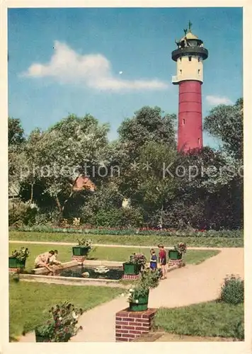 AK / Ansichtskarte Leuchtturm Lighthouse Wangerooge Hindenburgplatz  Kat. Gebaeude