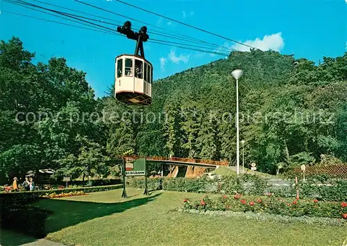 AK / Ansichtskarte Seilbahn Burgberg Bad Harzburg Kat. Bahnen