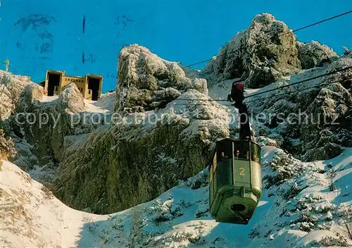 AK / Ansichtskarte Seilbahn Rauschberg Ruhpolding Bergstation  Kat. Bahnen