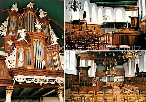AK / Ansichtskarte Kirchenorgel Sloten Kerk Kat. Musik