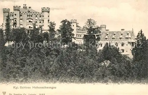 AK / Ansichtskarte Schwangau Schloss Hohenschwangau Kat. Schwangau