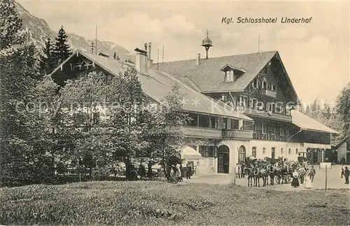 AK / Ansichtskarte Linderhof Ettal Kgl Schlosshotel Linderhof Kat. Ettal