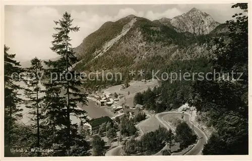 AK / Ansichtskarte Urfeld Walchensee Hotel Post und Kurhotel Jaeger am See Kat. Kochel a.See