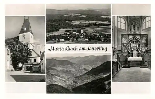 AK / Ansichtskarte Maria Laach Jauerling Kirche Inneres Panorama Kat. Maria Laach Waldviertel