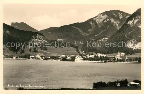 AK / Ansichtskarte Fuschl See Salzkammergut Panorama Kat. Fuschl am See