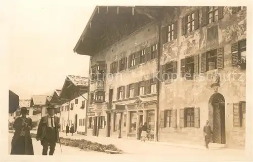 AK / Ansichtskarte Mittenwald Bayern Dorfpartie Kat. Mittenwald