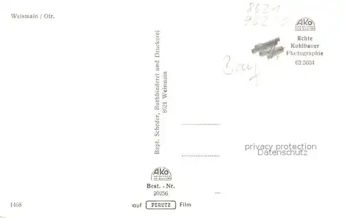 AK / Ansichtskarte Weismain Panorama Kat. Weismain