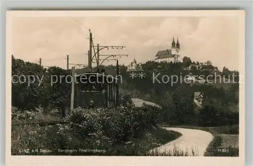 AK / Ansichtskarte Linz Donau Bergbahn Poestlingberg Wallfahrtskirche Kat. Linz