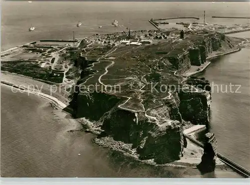 AK / Ansichtskarte Helgoland Nordspitze Lange Anna Nordseeinsel Fliegeraufnahme Kat. Helgoland