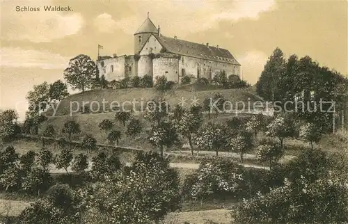 AK / Ansichtskarte Waldeck Edersee Schloss Waldeck