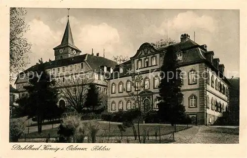 AK / Ansichtskarte Bad Koenig Odenwald Schloss Stahlbad Kupfertiefdruck Kat. Bad Koenig