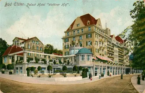 AK / Ansichtskarte Bad Elster Palast Hotel Wettiner Hof Kat. Bad Elster