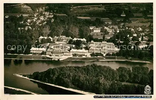 AK / Ansichtskarte Pillnitz Schloss Pillnitz Elbepartie Kat. Dresden