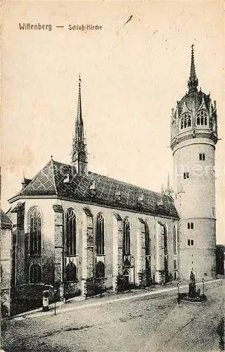 AK / Ansichtskarte Wittenberg Lutherstadt Schloss Kirche Kat. Wittenberg