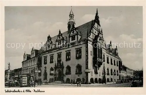Schoenebeck Elbe Rathaus Kat. Schoenebeck
