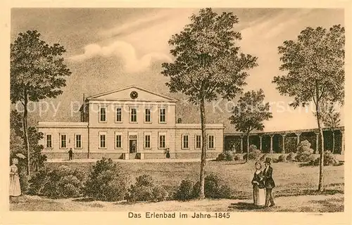 Bad Salzelmen Das Erlenbad im Jahre 1845 Kat. Schoenebeck