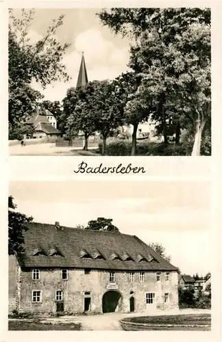 Badersleben Kirchturm Mittelschule Kat. Huy