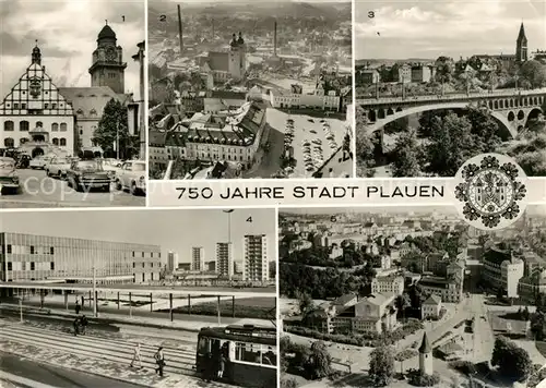 AK / Ansichtskarte Plauen Vogtland Rathaus Altmarkt Johanniskirche Kat. Plauen