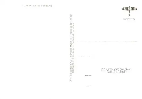 AK / Ansichtskarte Schleswig Holstein St. Petri Dom zu Schleswig Kat. Schleswig