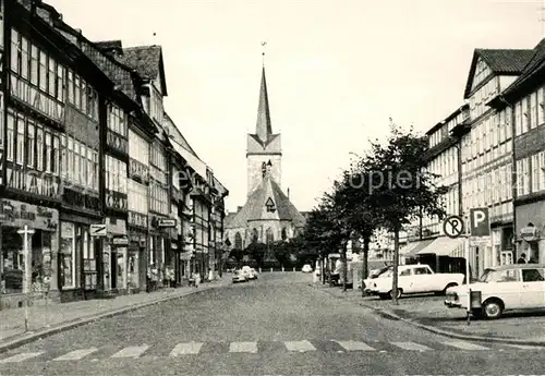 AK / Ansichtskarte Duderstadt Marktstrasse St Servatius Kirche Kat. Duderstadt