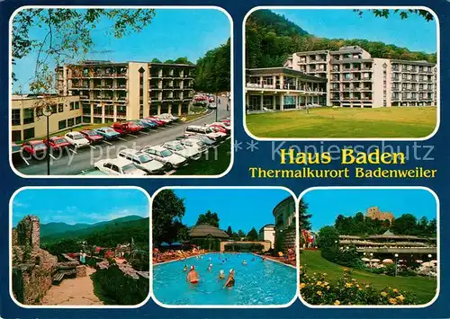 AK / Ansichtskarte Badenweiler Haus Baden Kat. Badenweiler