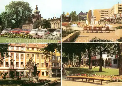 AK / Ansichtskarte Dresden Zwinger Neustaedter Markt Strasse der Befreiung Kat. Dresden Elbe