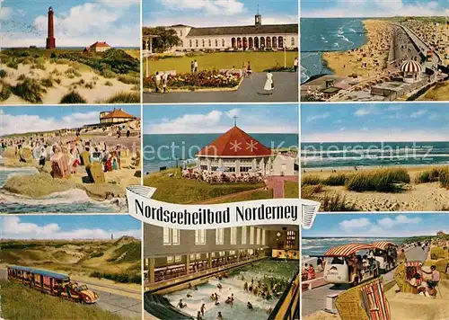 AK / Ansichtskarte Norderney Nordseebad Strand Leuchtturm  Kat. Norderney