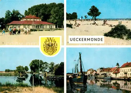 AK / Ansichtskarte Ueckermuende Mecklenburg Vorpommern Ueckermuendung Hafen Kat. Ueckermuende