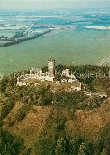 AK / Ansichtskarte Drei Gleichen Fliegeraufnahme Burgruine Muehlburg Kat. Wachsenburggemeinde