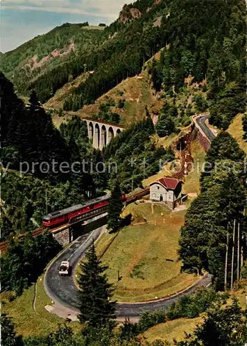 AK / Ansichtskarte Eisenbahn Hoellental Suedschwarzwald Ravenna Viadukt Kat. Eisenbahn
