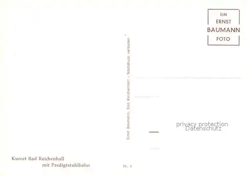 AK / Ansichtskarte Seilbahn Predigtstuhl Bad Reichenhall  Kat. Bahnen