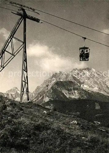 AK / Ansichtskarte Sessellift Jennerbahn Watzmann  Kat. Bahnen