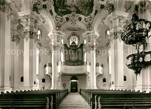 AK / Ansichtskarte Kirchenorgel Kirche Steinhausen  Kat. Musik