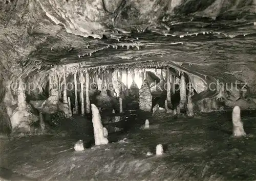 AK / Ansichtskarte Hoehlen Caves Grottes Hermannshoehle Untere Schwemmhoehle Ruebeland  Kat. Berge