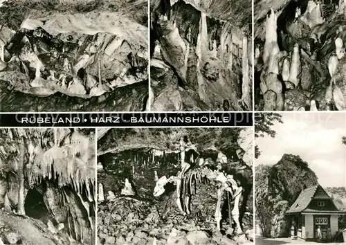 AK / Ansichtskarte Hoehlen Caves Grottes Ruebeland Baumannshoehle  Kat. Berge