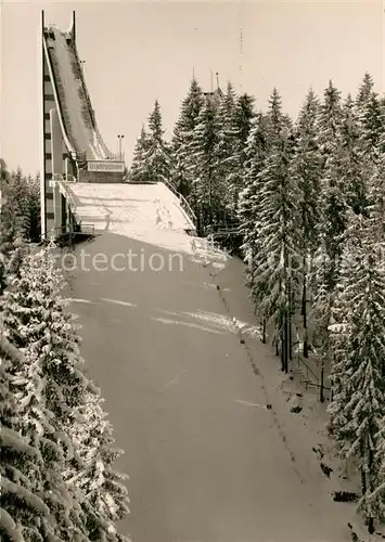 AK / Ansichtskarte Ski Flugschanze Erzgebirgsschanze Johanngeorgenstadt Kat. Sport