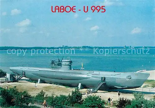 AK / Ansichtskarte U Boote Unterseeboot U 995 Laboe 