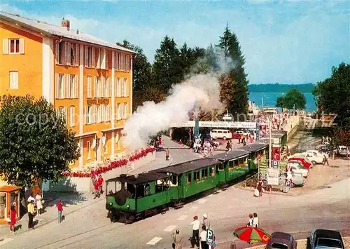 AK / Ansichtskarte Eisenbahn Prien am Chiemsee  Kat. Eisenbahn