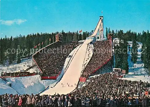 AK / Ansichtskarte Ski Flugschanze Oslo Norway Holmenkollbakken Kat. Sport