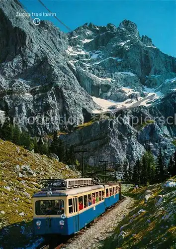 AK / Ansichtskarte Zahnradbahn Bayerische Zugspitzbahn Zugspitzgipfel Kat. Bergbahn