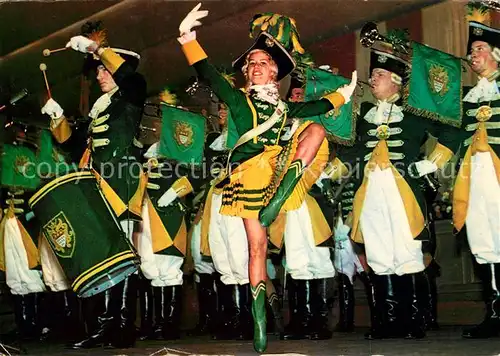 AK / Ansichtskarte Karneval Fasnacht Koeln am Rhein Mariechentanz Ehrengarde Kat. Feiern und Feste