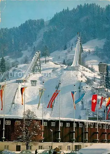 AK / Ansichtskarte Ski Flugschanze Olympia Skistadion Garmisch Partenkirchen Grosse Schanze  Kat. Sport