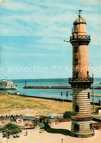 AK / Ansichtskarte Leuchtturm Lighthouse Warnemuende  Kat. Gebaeude