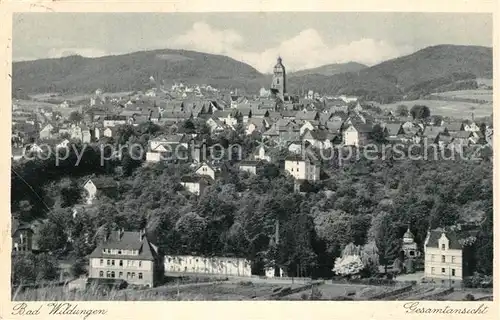 AK / Ansichtskarte Bad Wildungen Gesamtansicht Kat. Bad Wildungen