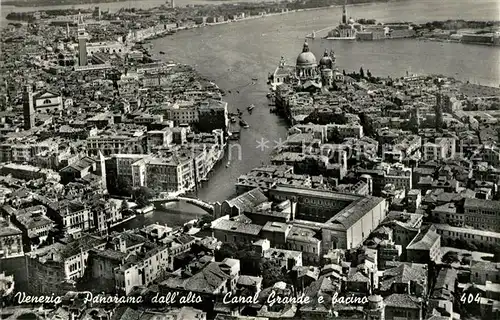 AK / Ansichtskarte Venezia Venedig Panorama dall alto Canal Grande e bacino Kat. 