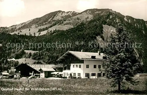 AK / Ansichtskarte Unken Alpengasthof Heutal mit Wildalphorn Kat. Unken