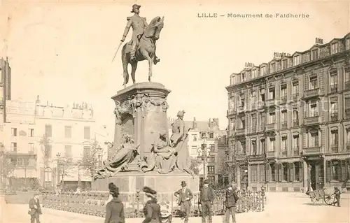 AK / Ansichtskarte Lille Nord Monument de Faidherbe Kat. Lille